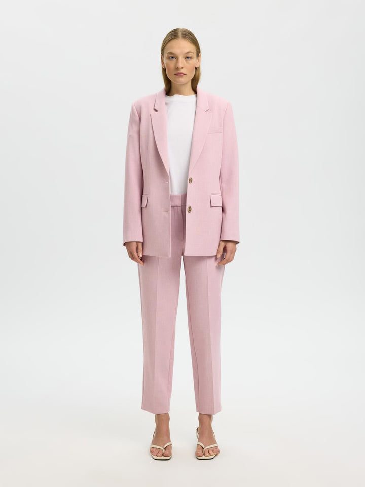 Selected Femme - Bukser - Bleached Mauve - Rita