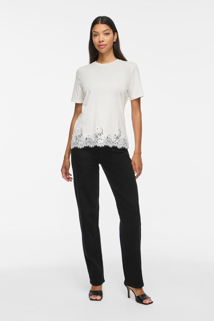 Vila - T-shirt - Snow White - Viopella
