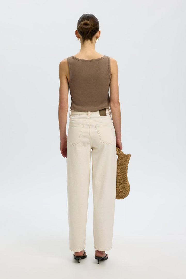 Selected Femme - Tanktop - Chocolate Chip - Slwanna