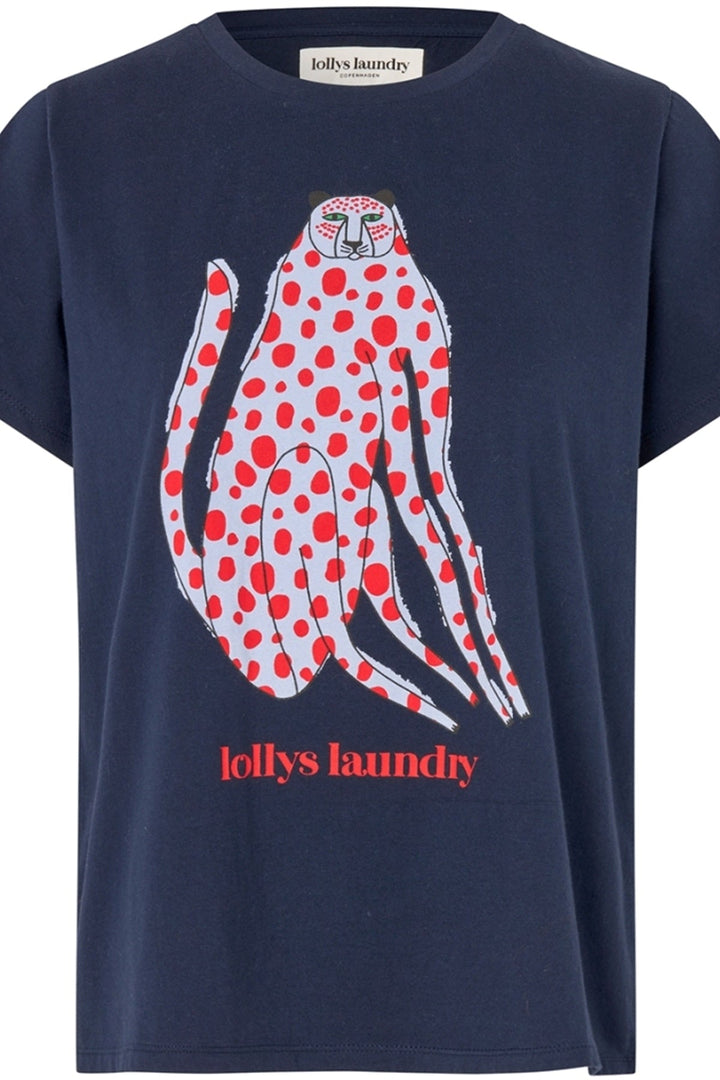 Lollys Laundry - T-shirt - Dark Blue - RomaLL