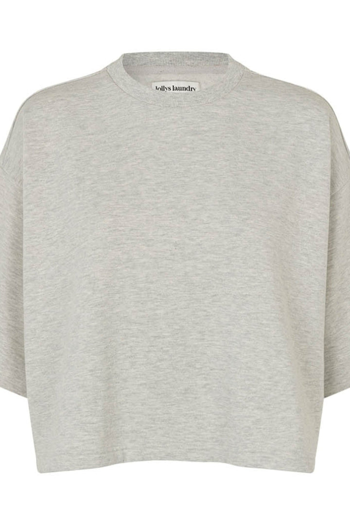 Lollys Laundry - Sweatshirt - 13 Light Grey Melange - Danll Boxy