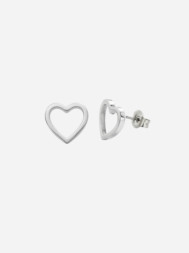 Nine - Heart Earrings