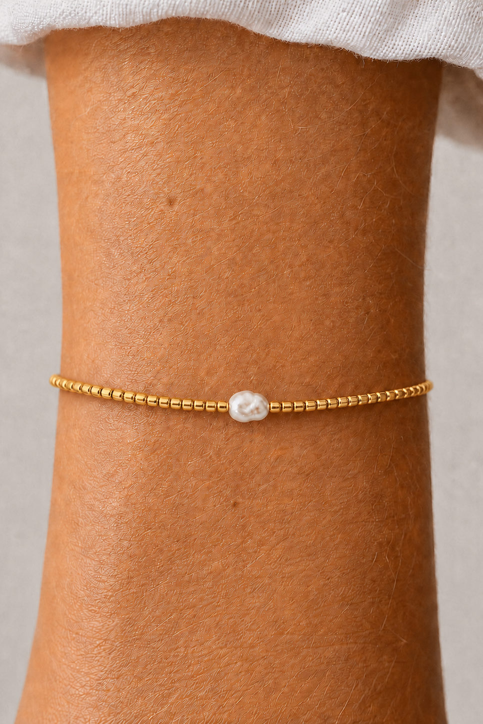 Andcopenhagen Jewelry - Perlearmbånd - Guld - Holly Simple