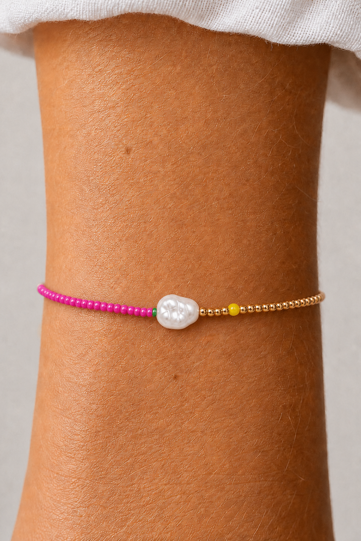 Andcopenhagen Jewelry - Perlearmbånd - Lilla - Holly