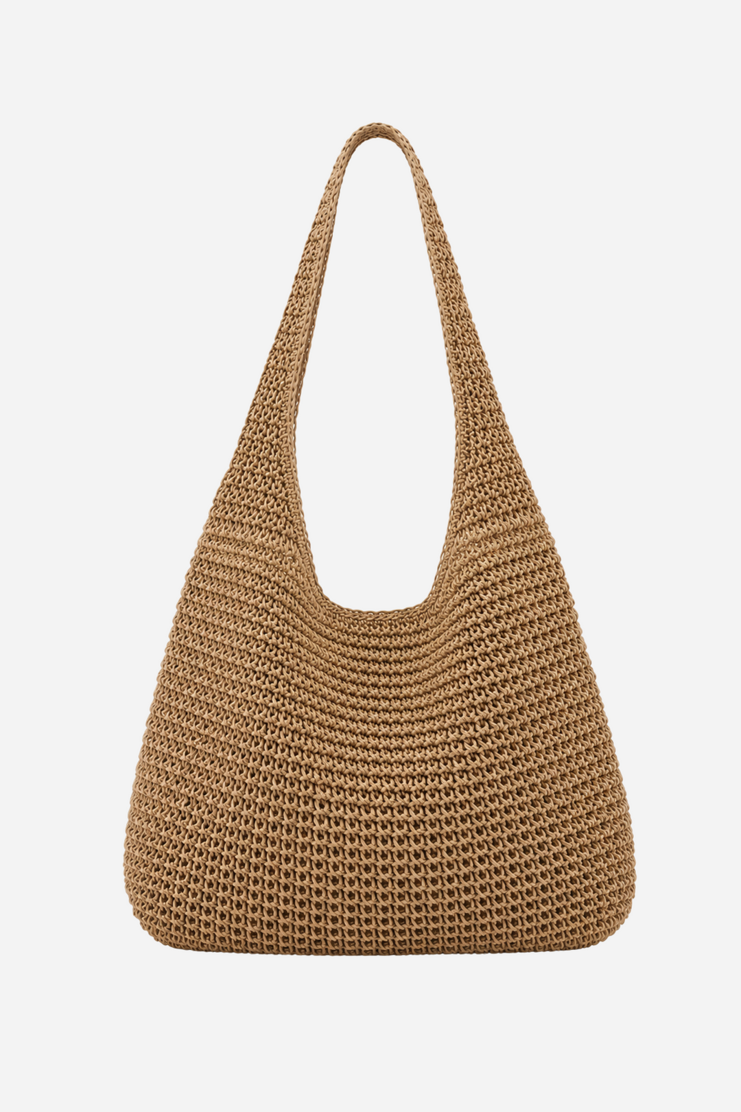 Andcopenhagen Basics - Hæklet stråtaske - Khaki - Jessie