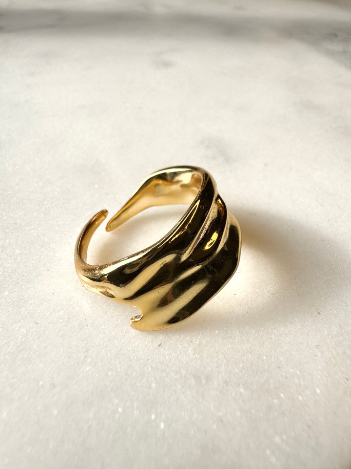 Andcopenhagen Jewelry - Ring - 18 karat guldbelagt 925 Sterlingsølv - Tess