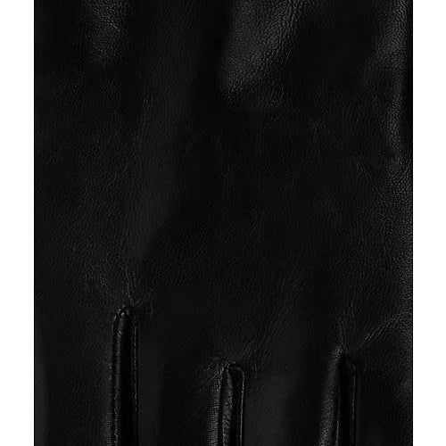 Karl Lagerfeld - Læder handsker - Sort - AUTOGRAPH FF GLOVE - Stilkompagniet.dk