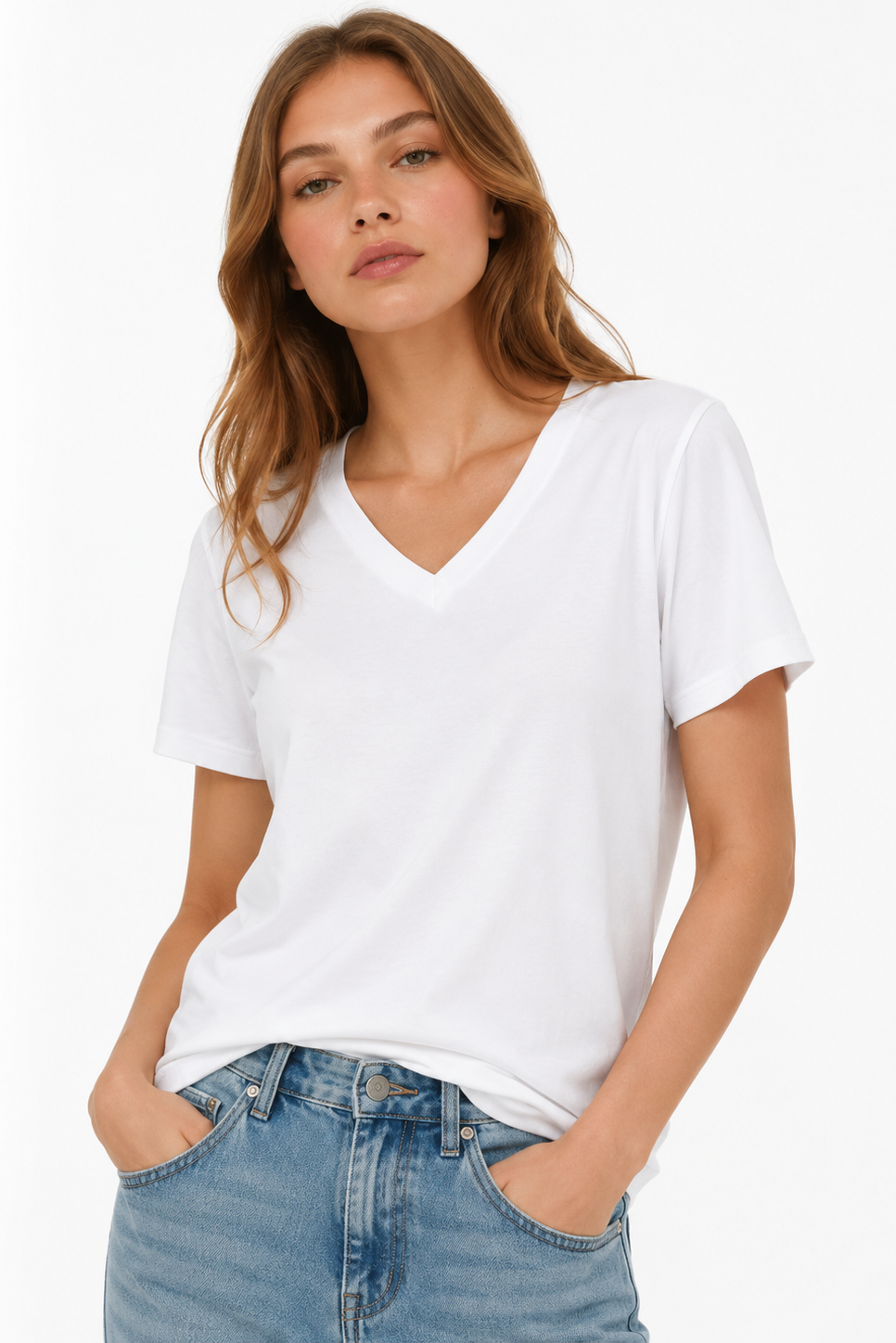 Andcopenhagen Studio - T-shirt - Hvid - Kajsa