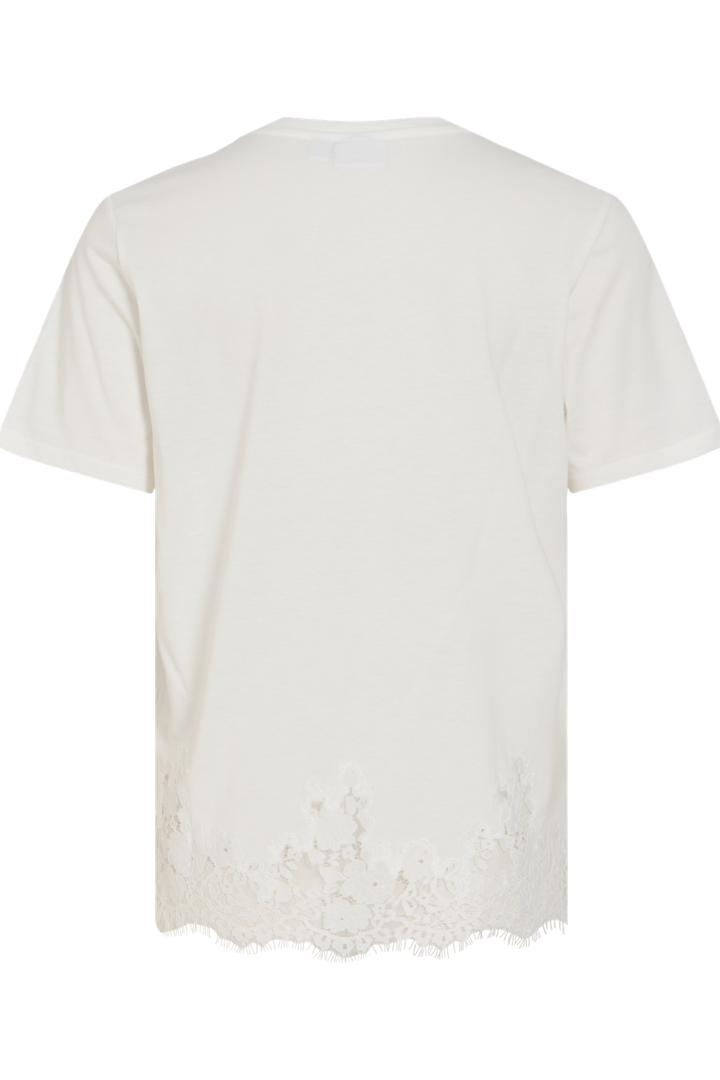 Vila - T-shirt - Snow White - Viopella