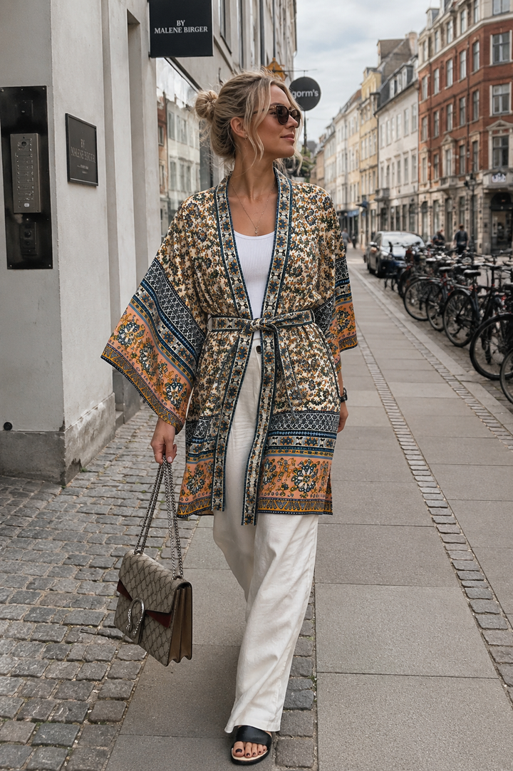 Andcopenhagen Studio - Kimono - Blå - Kimmy