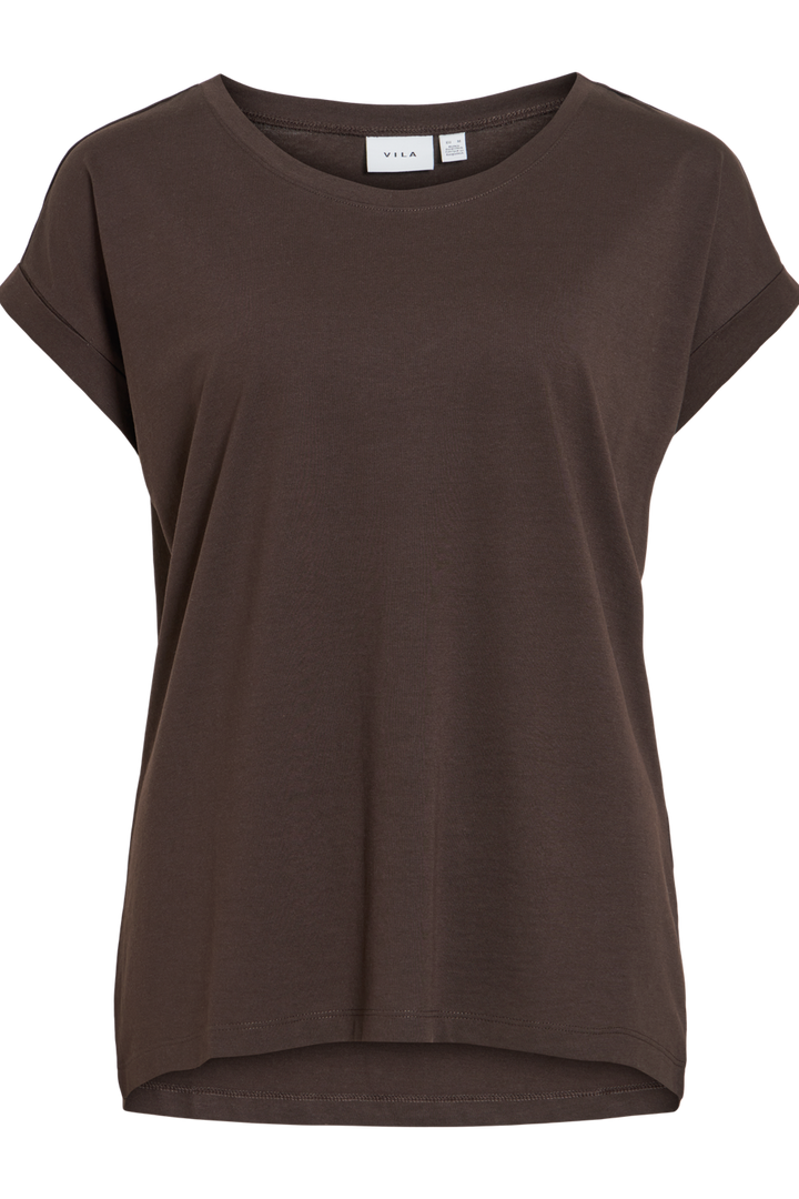 Vila - T-shirt - Coffee bean - Dreamers New Pure