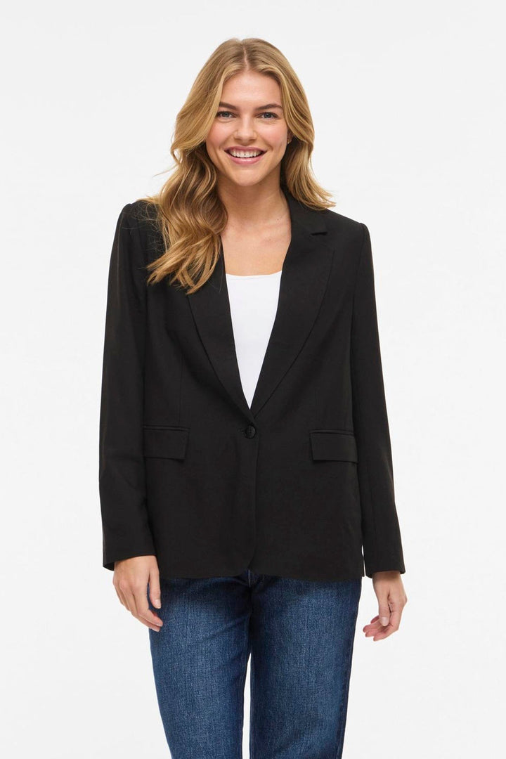 Vila - Blazer - Black beauty - Visiffe