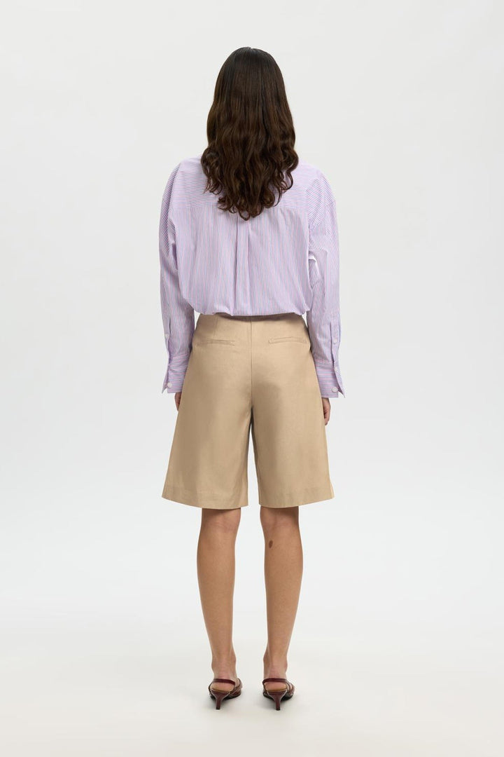 Selected Femme - Shorts - Weathered Teak - Amour