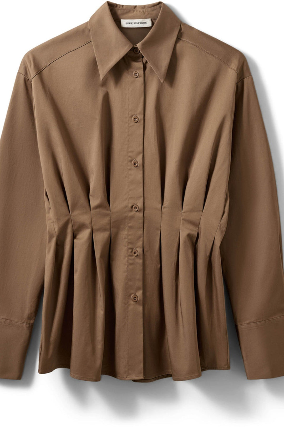 Sofie Schnoor Women - Skjorte - Middle Brown - Mikrasw Fitted