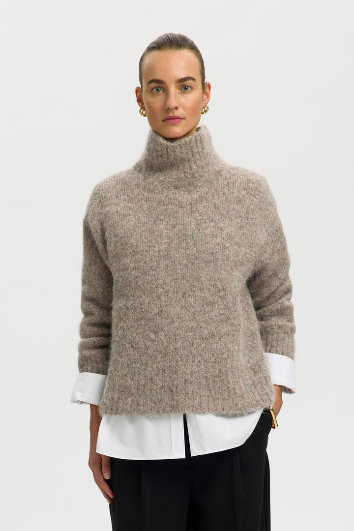 Selected Femme - Pullover - Steel Gray - Gabriella