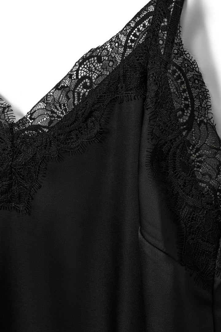 Sofie Schnoor - Satin Top - Black - Leona