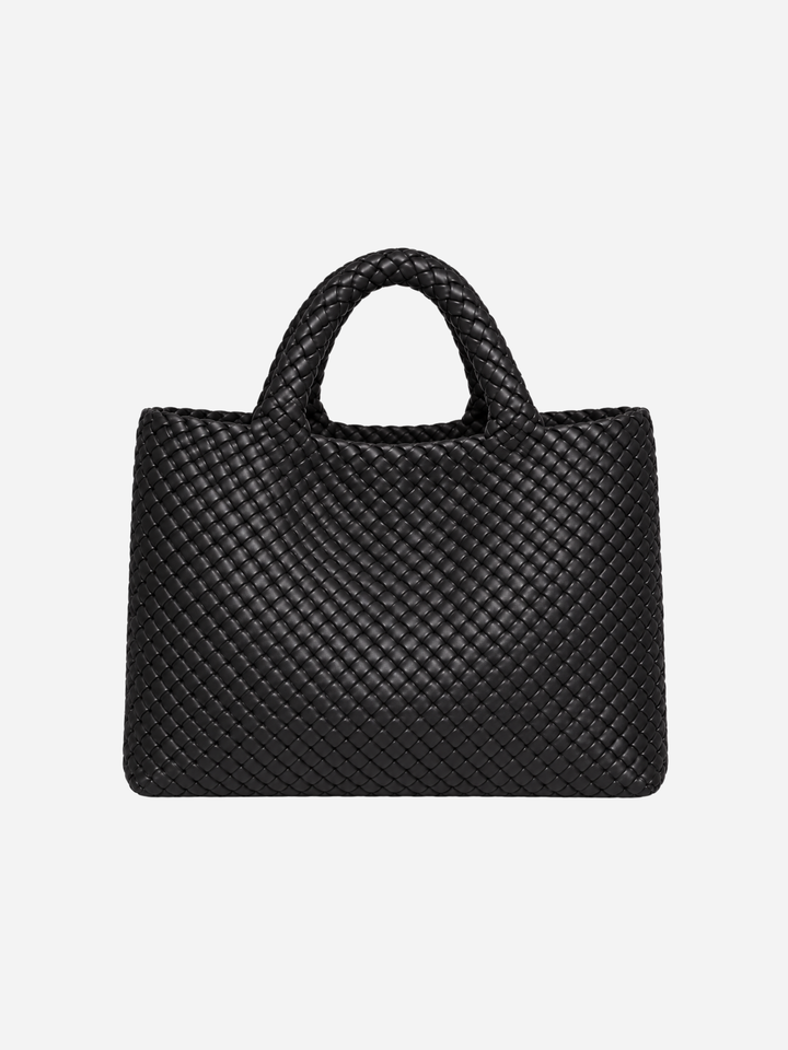 Madera flettet shopper i sort – Andcopenhagen i vegan leather