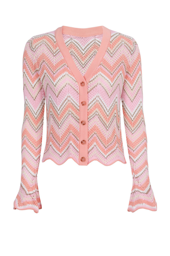 Sassy Copenhagen - Cardigan - Peach Blossom - Majken
