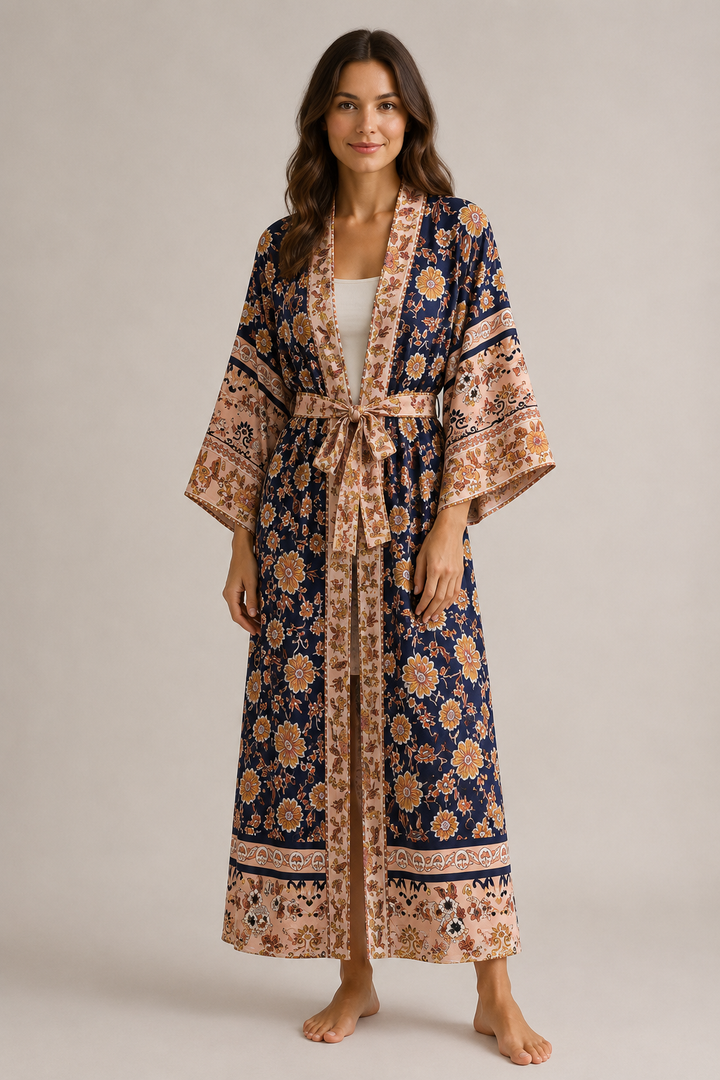 Andcopenhagen Studio - Kimono - Sort - Malea
