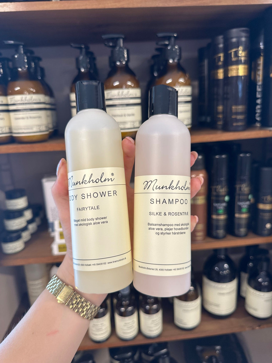 Munkholm beauty Shampoo - Silke og rosentræ - 250 ml. - Munkholm