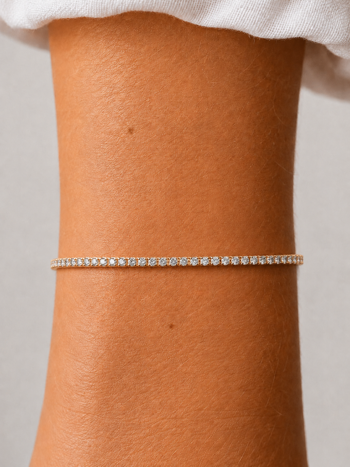 Andcopenhagen Jewelry - Armbånd - Guldfarvet - Nena 2,5mm