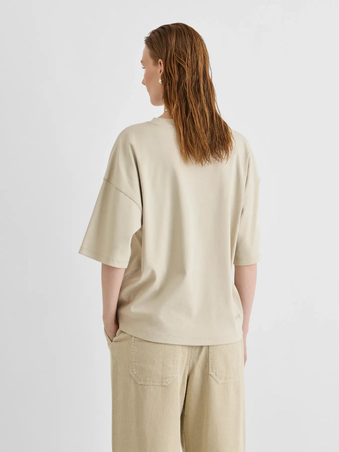 Rouge Edit - T-shirt - Pelican - Nanna