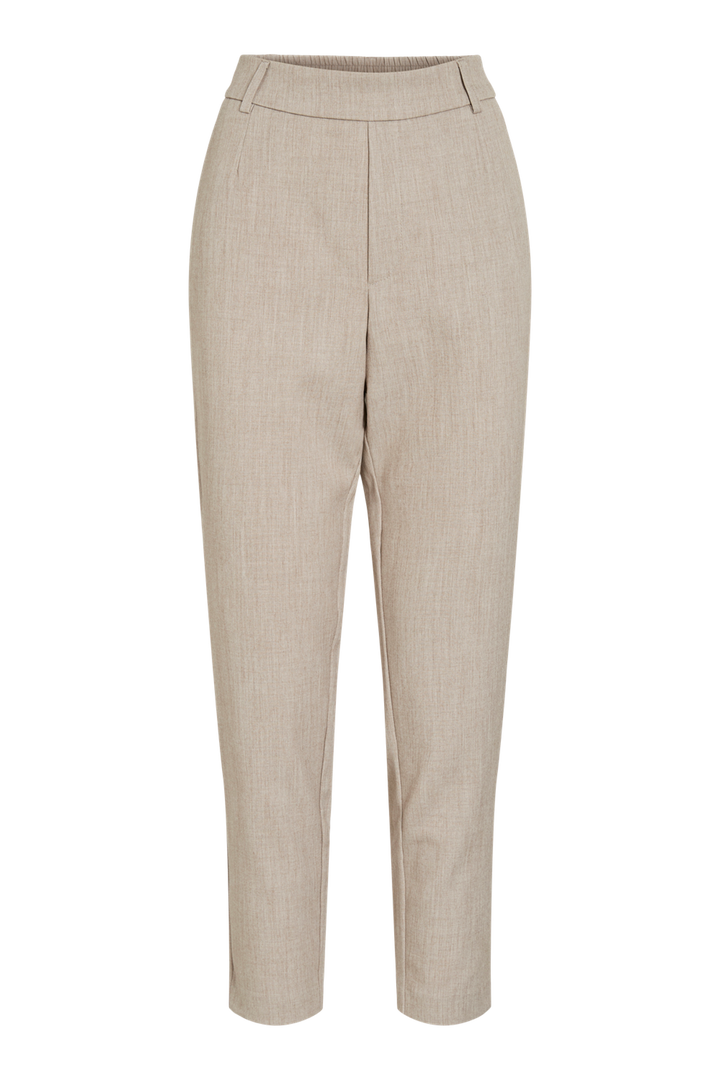 Vila - Bukser - Natural Melange - Vivarone Slim