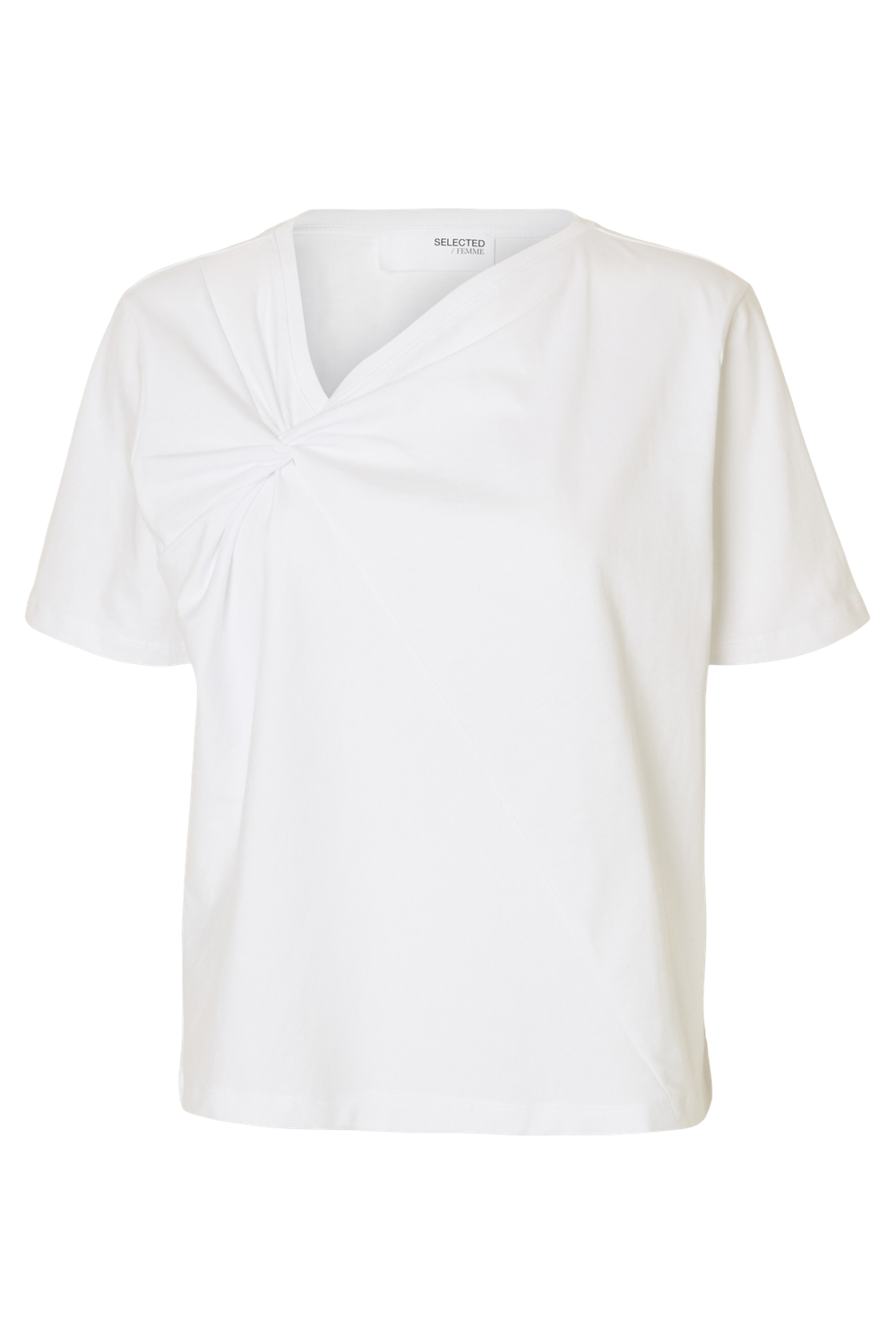 Selected Femme - T-shirt - Hvid - Mila