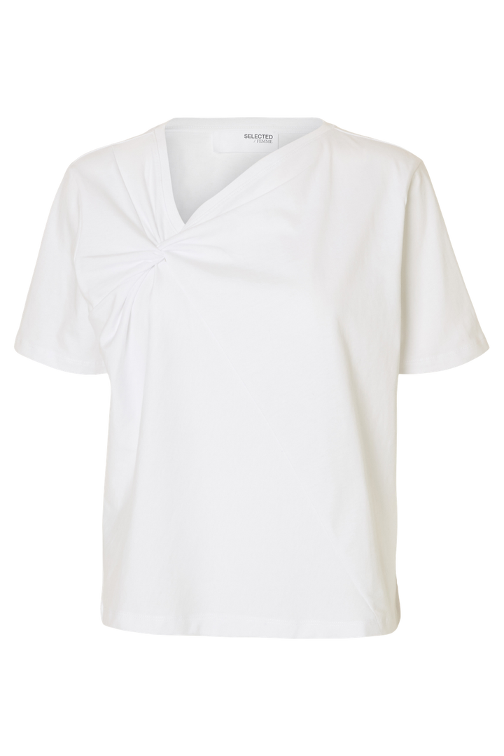 Selected Femme - T-shirt - Hvid - Mila