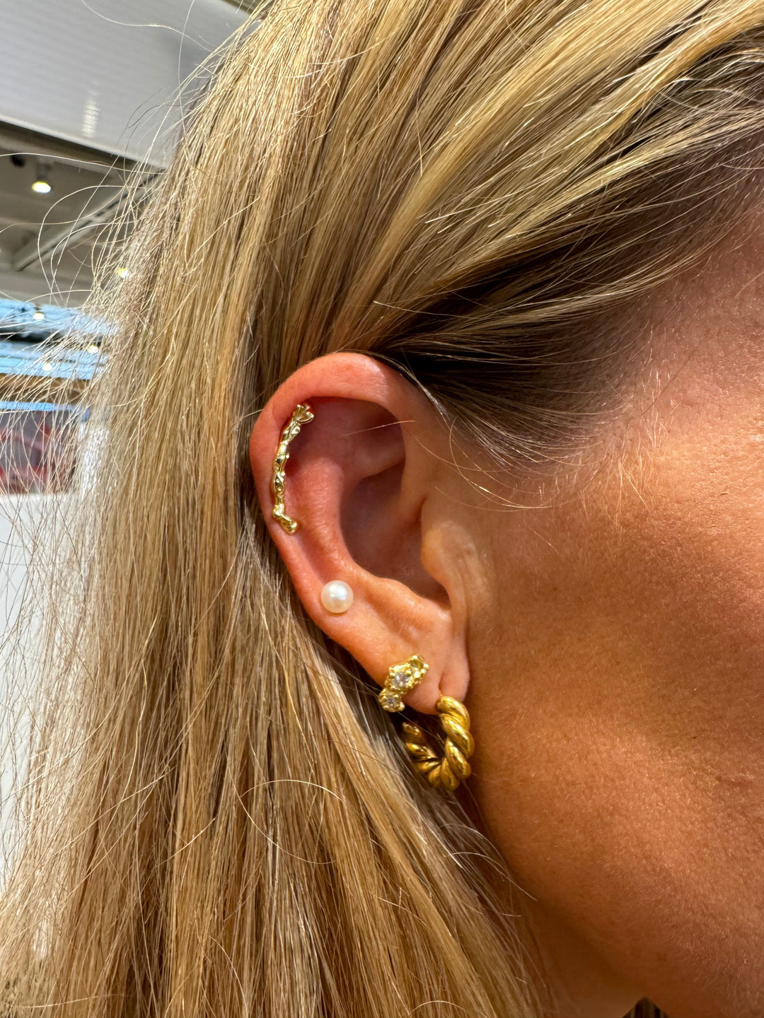 Andcopenhagen Jewelry - Øreringe - 18 karat guldbelagt messing - Agnete
