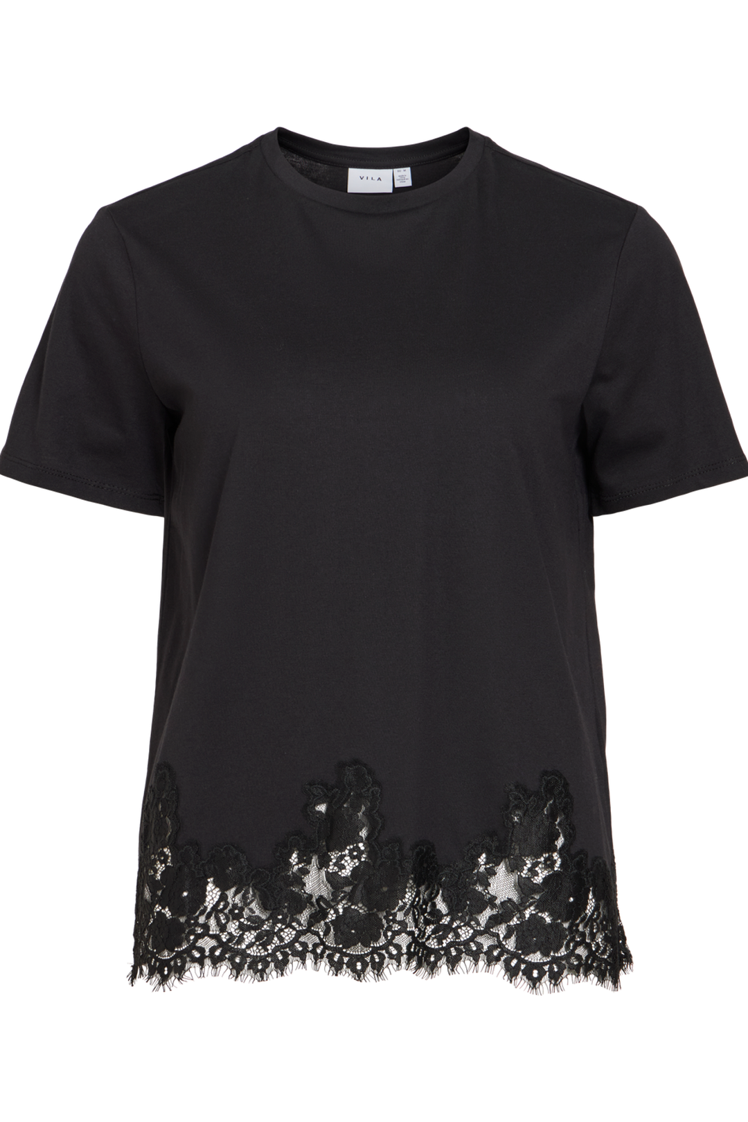 Vila - T-shirt - Black beauty - Viopella
