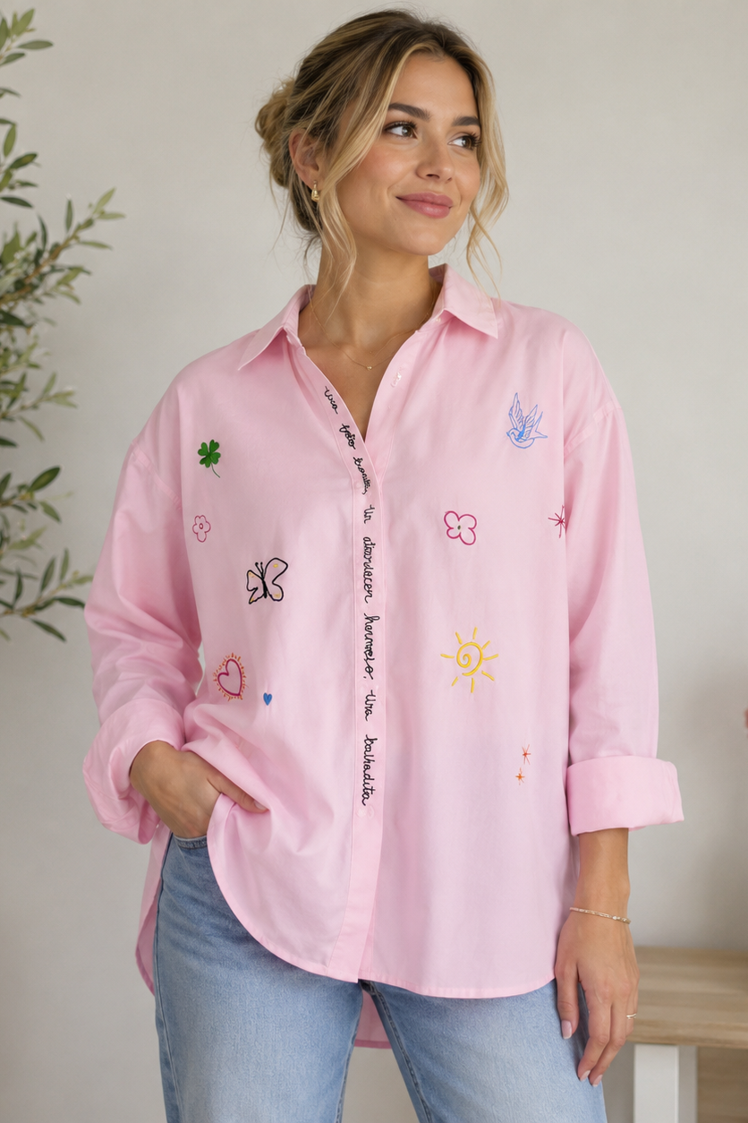 Cabana Living - Skjorte - Rosa - Panola 2716