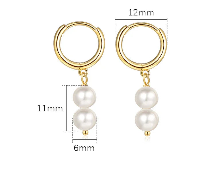 Andcopenhagen Jewelry - Øreringe - 18 karat guldbelagt 925 sterlingsølv - Emma