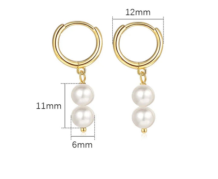 Andcopenhagen Jewelry - Øreringe - 18 karat guldbelagt 925 sterlingsølv - Emma