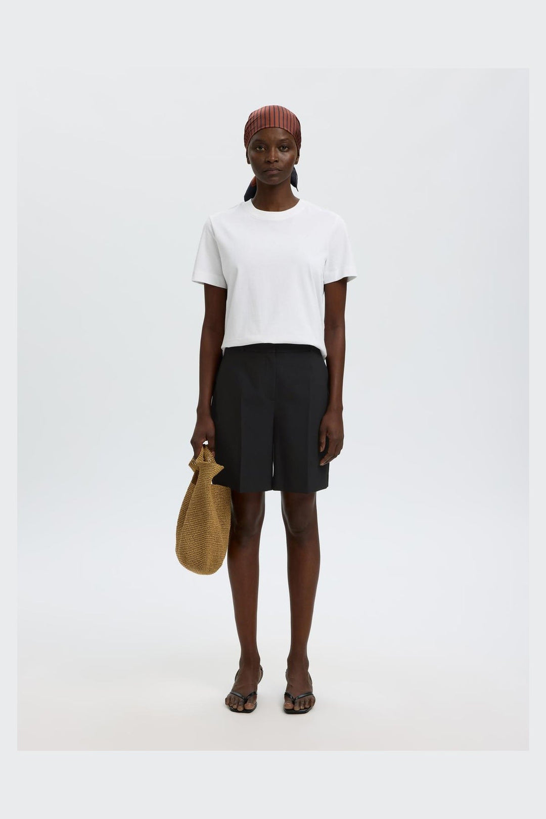 Selected Femme - Bermuda Shorts - Sort - Rita