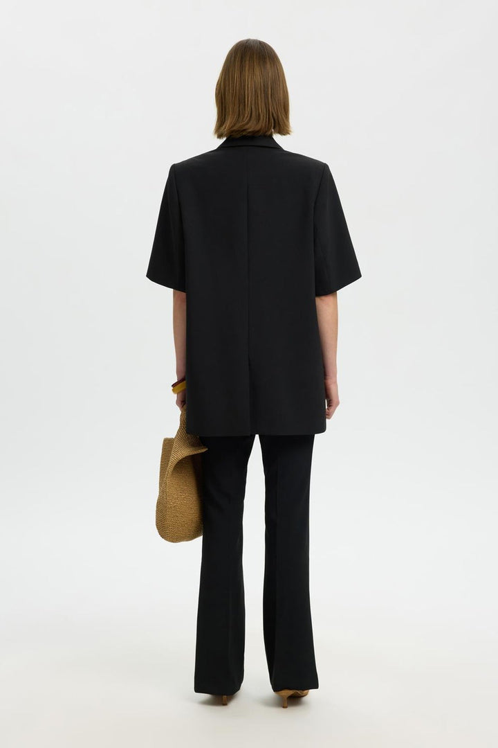 Selected Femme - Blazer - Black - Kortærmet Rita