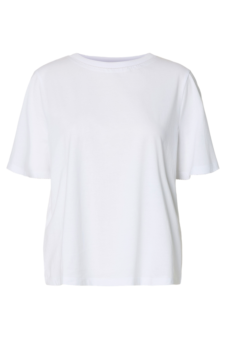 Selected Femme - T-shirt - Bright White - Assia