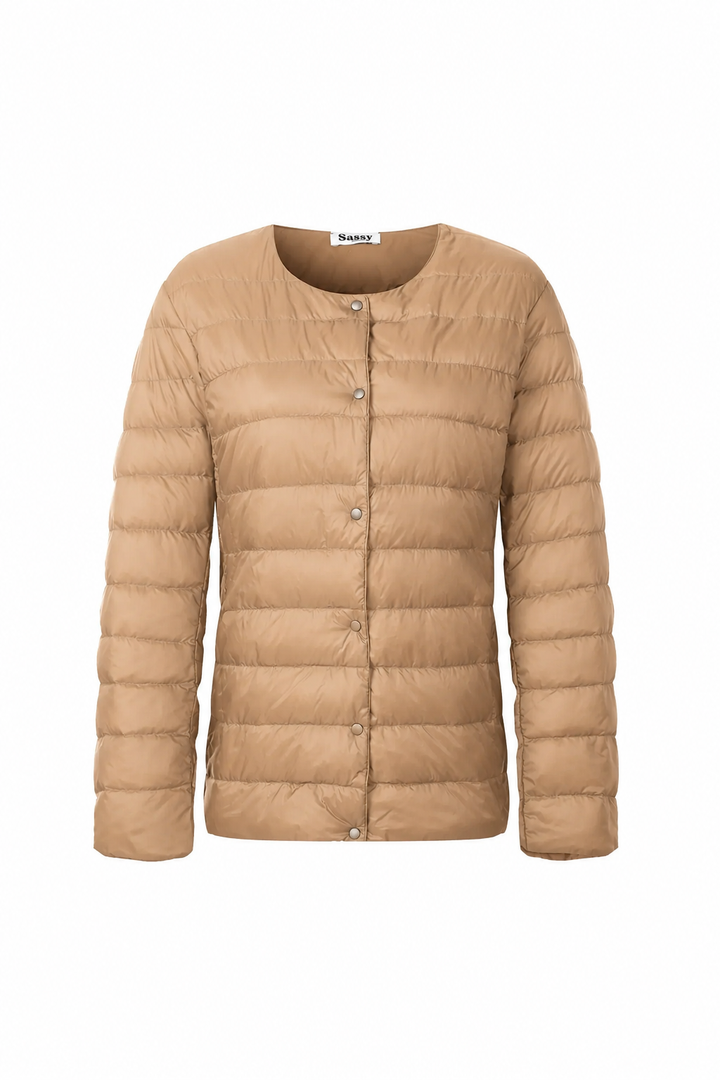 Sassy Copenhagen - Quiltet jakke - Camel - Rosalie