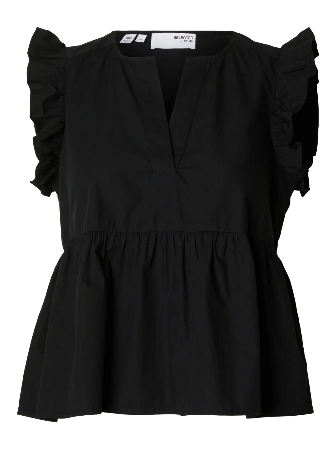 Selected Femme - Top - Sort - Blair-Ida - Stilkompagniet.dk