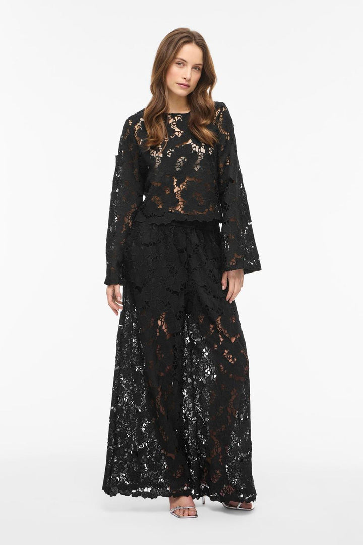 Vila - Bukser - Black - Vihylde HW