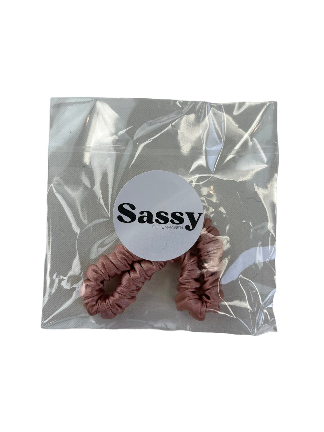 Sassy Copenhagen Accessories Sassy Copenhagen - 100% Silke hårelastik - SSSisse Mørk Rosa