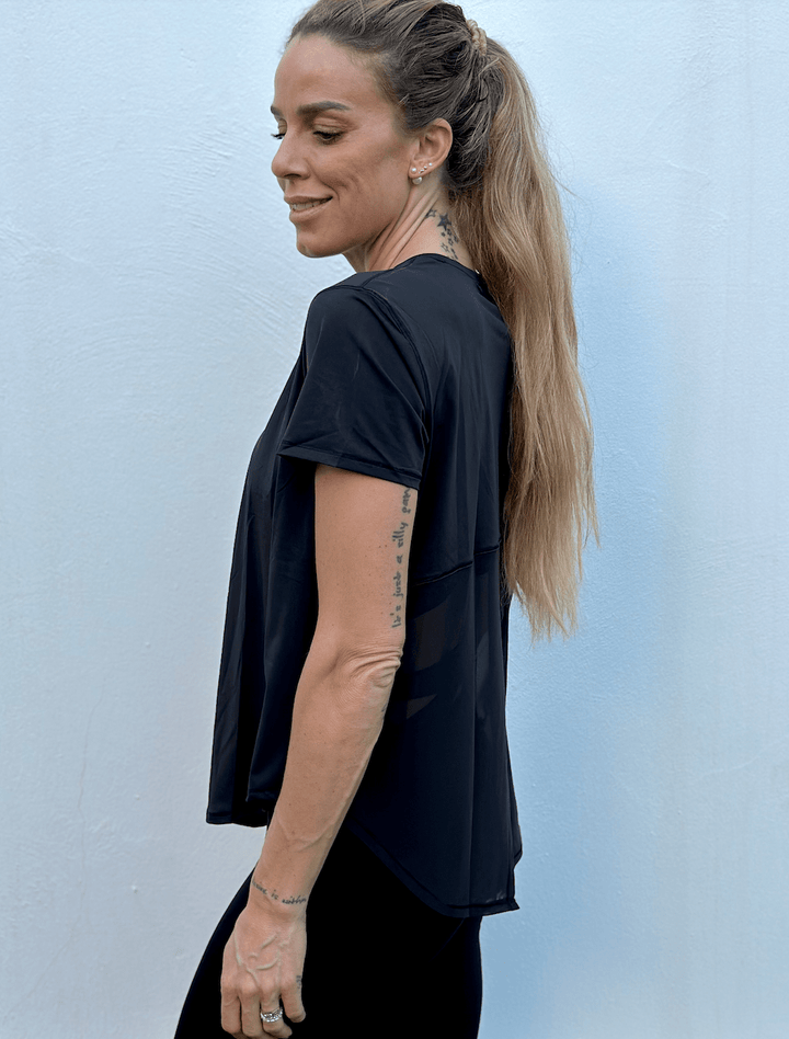 Sassy Copenhagen fitness Fitness t-shirt - Caro Sort - Sassy Copenhagen