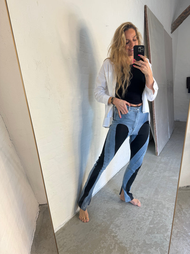 Sassy Copenhagen Underdele Jeans med slidser - Medina festival denim - Sassy Copenhagen