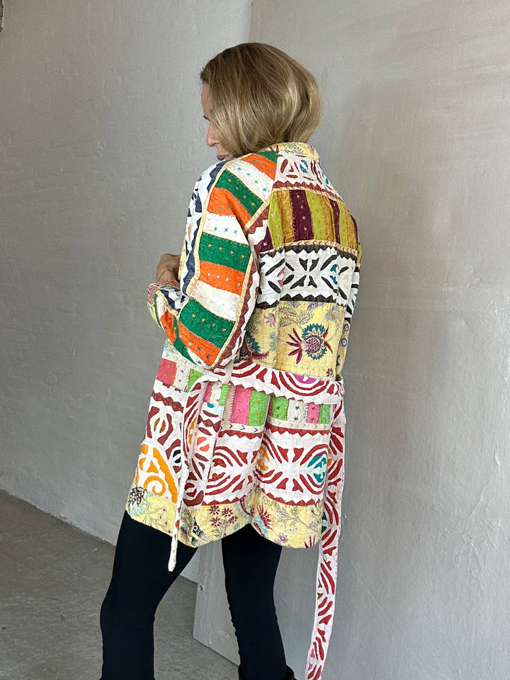 Sissel Edelbo Jakker Sissel Edelbo - Marrakesh patchwork jacket - Multi 90