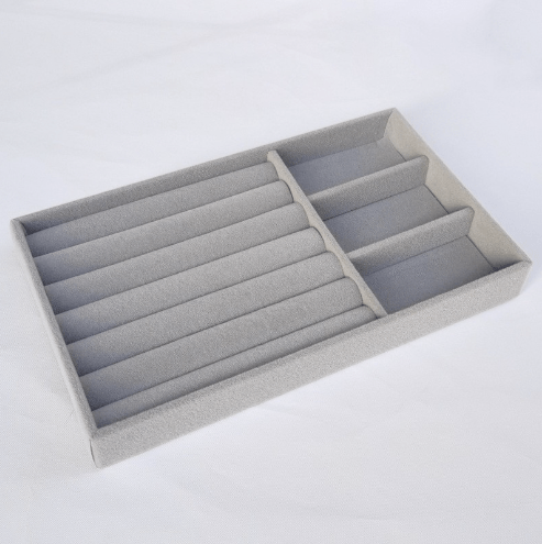 Andcopenhagen Jewelry - Smykke organizer Sally  - 3 skuffer med velour bakker - Plexiglas