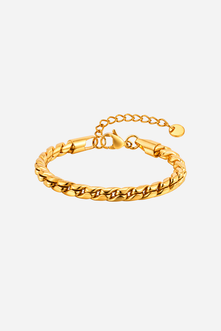 NINE armbånd i guldfarvet design