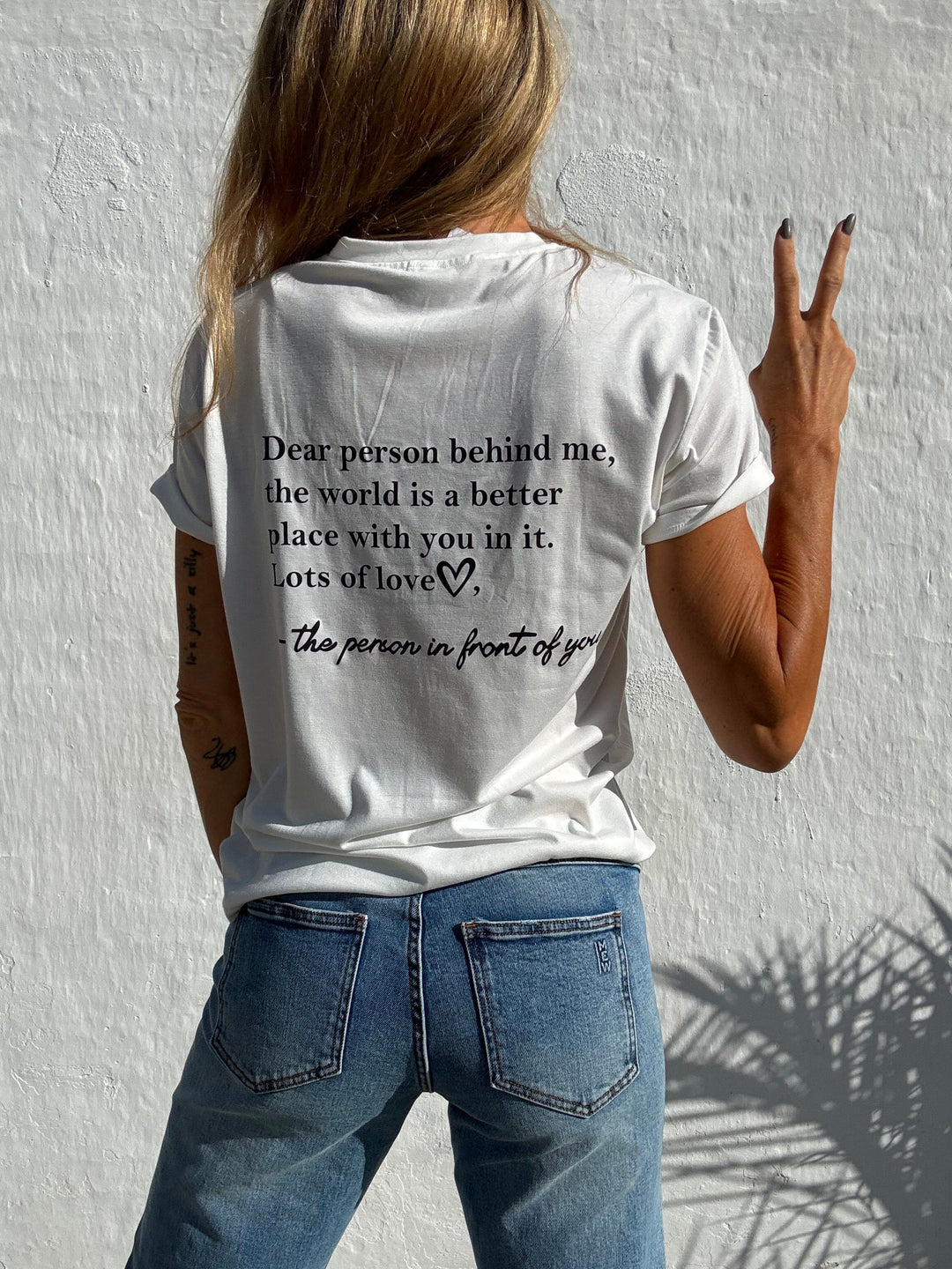 Sassy Copenhagen t-shirts & toppe Statement t-shirt - You are enough - Saga - Sassy Copenhagen