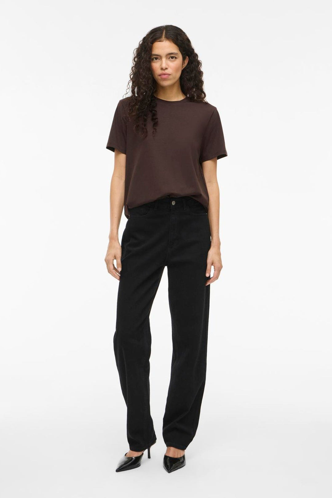 Vila - T-shirt - Coffee bean - Vinora