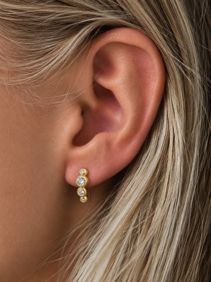 Andcopenhagen Jewelry - Øreringe - 18 karat guldbelagt messing - Taos