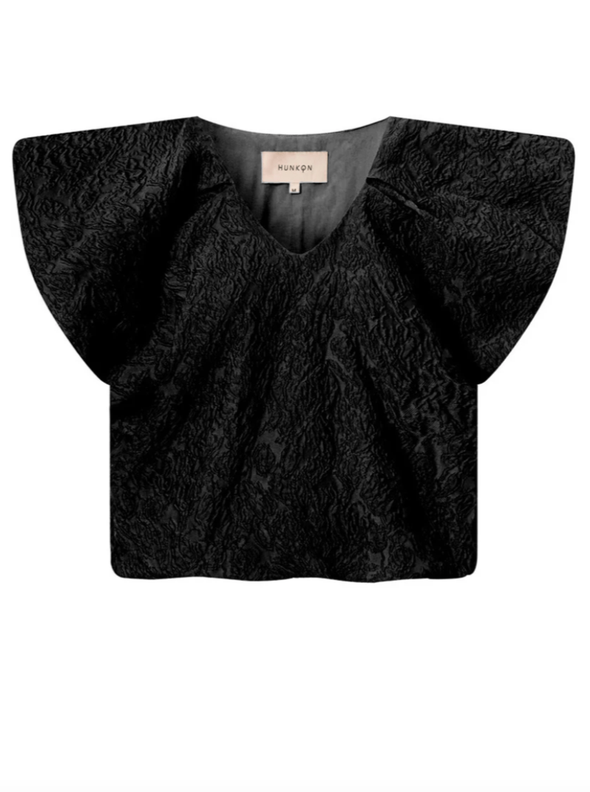 Hunkøn t-shirts & toppe Top - Black - Ebba wing - Hunkøn